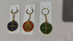 Saint Benedict Keychain Charm: A Spiritual Catholic Gift