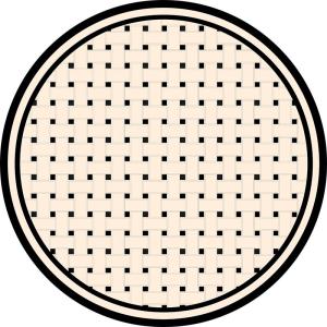 OULINFEI | Washable PVC Floor Mat Round