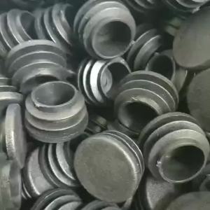 4pcs Tubular End Caps Round Tube Plastic Footings for Chair Table Leg Furnitures Steel Pipe Plastic Insert Plug