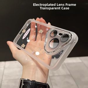 Sup&LV | Ultra-Thin Transparent Protective Phone Case For Huawei Pura70 Pro Full Cover Shockproof Womens Spring 70Ultra Fresh Style P60 Premium Feeling P50 Small Breeze