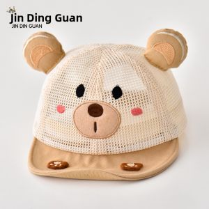 New 2025 Baby Boy Baseball Cap Infant Sun Hat Wide Brim Casual Style Mixed Fabric Hat for Spring Summer Childrens Fashion