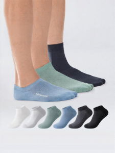 Purcotton | Antibacterial Breathable Men Summer Short Socks