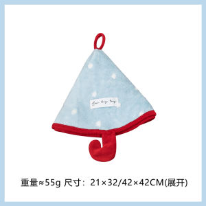 Adorable Hand Towel Holder Quick Dry Super Absorbent Thick Large Non-Shedding Kitchen Bathroom Dust Cloth Household Cleaning Tools