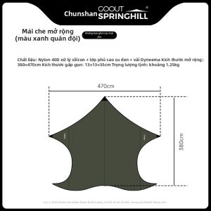 goout springhill | Lều Che Nắng Chống Nước Di Động