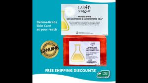 LAB46 Wonder White Skin Lightening & Smoothening Soap Lab46 | With Glycolic Acid + Kojic Acid | 135g ✨ ONHAND AUTHENTIC READY TO SHIP skincare routine skin care beauty derma pimple pimples tigyawat back acne bacne backne dermatology review treatment scar