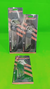 Kunci L Panjang 9 Piece Hex Key Kunci L Set