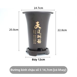 Bình Hoa Phong Cách Cổ Điển Bằng Nhựa Sét Tím Bền Bỉ Cho Hoa Cúc Bướm Bình Hoa Treo Tường Giá Đỡ Trang Trí Nhà Vườn