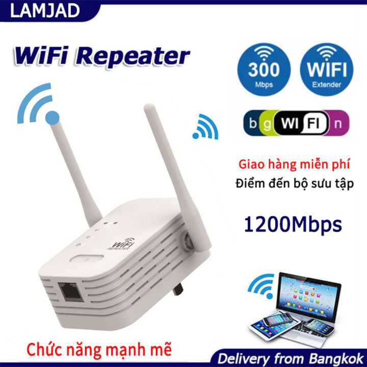 Bộ Kích Sóng Wifi Cao Cấp wifi 4 Râu Cực Mạnh, Cục Kích Wifi Siêu Khỏe Tăng Sóng Wifi Lên Tốc Độ Cao 300Mbps Sử Dụng Siêu Mượt, Bộ Tiếp Nối Sóng Wi-Fi Mở Rộng Sóng Cực Xa Cam Kết Hàng Chính Hãng