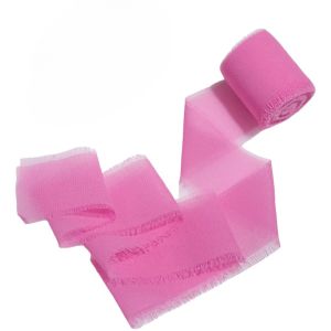 1 Cuộn 5m Sờn Viền Satin Ruy Băng 4cm Chiều Rộng Polyester Cho Lời Mời Đám Cưới Bó Hoa Sinh Nhật Tự Làm Thủ Công Voan Lụa Trang Trí