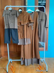 Sarimbit Keluarga Abika  Terbaru 2024 / LILIAN & KENAN MOCCA TUA/ Fashion Muslim
