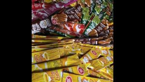 SERALL Mie Lidi 10gr - Makanan Ringan (6 Rasa)