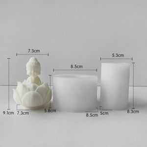 Buddha Statue Silicone Baking DIY Handmade Elements Amitabha Buddha Mold Kitchen Cooking Tools Chinese Style Baking Utensils