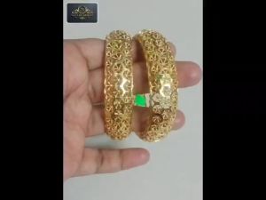 NEW ARRIVAL GOLD PLATED SET OF BANGLES PREMIUM QUALITY READY STOCK