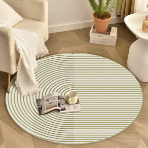 Japanese Zen and Nordic Minimalist Luxury Round Rug
