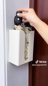 Kotak tissue serbaguna tempel dinding minimalis (A12) tissue box tempel