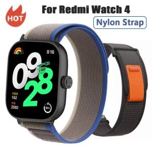 Nylon Loop Strap for Redmi Watch 4 5 Smartwatch Elastic Sport Watchband for Xiaomi Mi Band 8 Pro Adjustable Bracelet Accessories