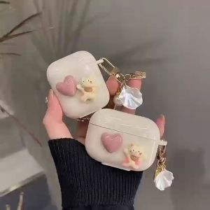 Pelindung Airpods Case Airpods Untuk Apple Airpods 1 2 3 Pro Pro2 Pelindung Earphone Silikon Motif Karton