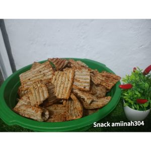 KERUPUK JENGKOL PEDAS DAUN JERUK ISI 500GRAM