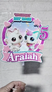 Personalized/Customized WISHCATS CAKE TOPPER 3D style