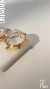 Vỏ Đồng Hồ 40mm NH35 Dành Cho Đồng Hồ Seiko Mods Tự Động Vỏ Thép Không Gỉ Phụ Kiện Độ Chế Màu Bạc Vàng Hồng.