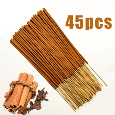 45/90/188pcs Cinnamon Incense Sticks Suitable for Yoga Coffee Shops and Hotel Aromatherapy Use