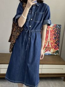 Vintage Slim Fit Short Sleeve Summer Dress Design