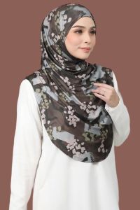 Syria Jelita - Tudung Syria / Instant Tudung / Instant Hijab / Slip-on Hijab / Tudung Sarung / Ironless Hijab / Ironless Tudung / Tudung Tak Payah Gosok / Printed Hijab / Tudung Syria Printed