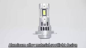 2Pcs Car H7 LED Headlight Bulb Mini Turbo LED High Low Beam 70W 6500K For Car Headlamp Auto Head Lamp H7 12V 6500K White