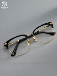 MOKCHEON | Myopia Oversized Face Titanium Eyeglasses Frame 155mm