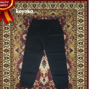 Celana Panjang Wanita  Kasual Joger Bahan Katun Stretch Panjang Pinggang Karet terlaris