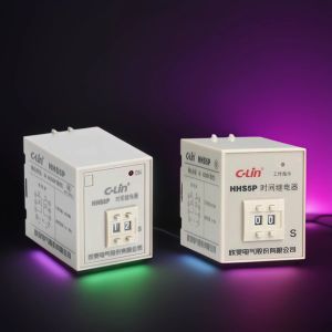 C-Lin Brand HHS5P Time Relay 9.9S/99S/990S/9.9M/99M AC220V DC24V Electrical Control Relay Time Delay Relay Made in China