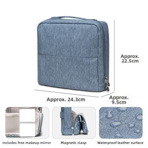 Large Capacity Travel Cosmetic Organizer Hanging Toiletry Bag