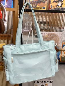 YINHEFANGKE | Cute Transparent Style Tote Bag Daily Use