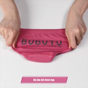 Quần Chíp Bé Gái Chất Liệu Vải COTTON Kháng Khuẩn Co Giãn Quần Lót Bé Gái Họa Tiết Thỏ BUBUTU Dễ Thương