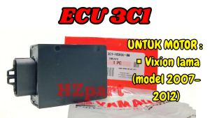 ECU KODE-3C1 ORI Yamaha Vixion Lama Old KUALITAS 100% ORI Genine Yamaha Japan ASLI ORIGINAL 100% YGP