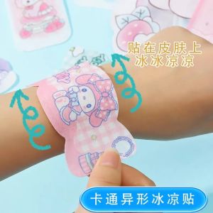 Cooling Gel Patches for Students Military Training Heat Prevention Summer Cartoon Unusual Physical Cooling Cold Compression Ice Patches