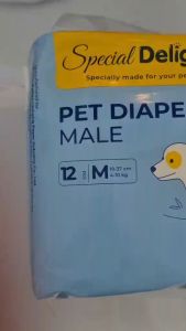 Male Diaper Special Delight Premium Quality Diapers 12 Pcs 1 Pack  for Pets