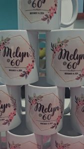 PERSONALIZED WHITE MUG 25-30 PCS PER BOX (ANY OCCASION/THEME)
