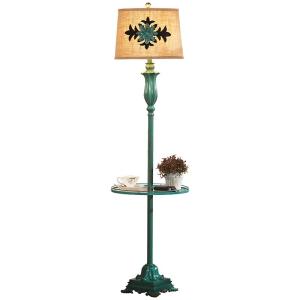 Retro American Style Floor Lamp Living Room Sofa Tea Table Remote Control Stand up Lamp Bedroom Night Light Decorative Lamp