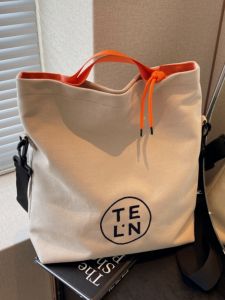 Túi Vải Canvas Mùa Hè Dung Tích Lớn Cho Nữ Túi Đeo Chéo Vai Đơn Túi Xách Đeo Chéo Phong Cách Hàn Quốc Túi Vải Túi Xách Thời Trang