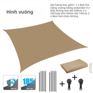 Lều Che Nắng Chống Thấm Nước Ngoài Trời Mái Hiên Xe Cắm Trại Mái Che Bên Hông Cho Xe Cắm Trại Nhà Di Động SUV - Mái Che Đuôi Xe