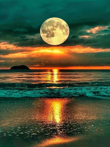 Scenic Seaside Sunset Landscape Artwork Jigsaw Puzzle 500/1000/1200/2000PCS Stress Relief Puzzle Wall Art Decor Gift
