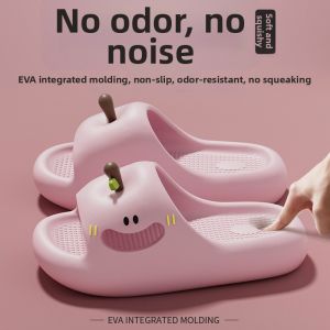 ADDTHIS | Womens In-House Bathroom Slip-Resistant Odor-Resistant Comfortable EVA Slippers