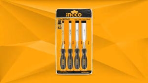 INGCO HKTWC0401 CHISEL KAYU 4PCS WOOD CHISEL SET PAHAT KAYU SET