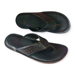 SANDAL KULIT PRIA ( GARANSI KULIT SAPI 100% ) MODEL 4010 HITAM ( PREMIUM HIGH QUALITY )