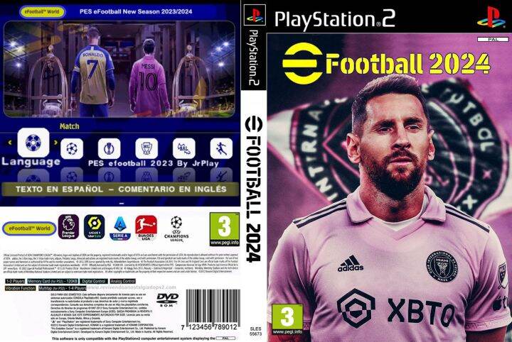 PS2 CD DVD GAME ( PES 2024 ) English Version | Lazada