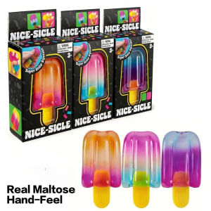 Schylling Needoh Nice Cube Sensory Nice-Sicle Stress Relief Squishy Cube Anti-Anxiety Squeeze Object For Focus ADHD Population
