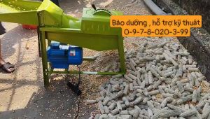 Máy tách hạt ngô dùng điện gia đình 220v công suất 3 ngựa