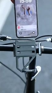 Phone Holder Stang Sepeda Motor Listrik Dudukan HP 7.9 inch TD105 Mount Bike Penyanggah Handphone Bicycle Stand Aluminium Motorcycle Handlebar