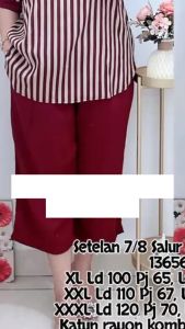 PROMO SETELAN SALUR PREMIUM PAKAIAN WANITA DEWASA JUMBO LENGAN PENDEK